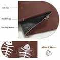 thumbnail image 6 of 6'x9' Area Rugs, Japanese Fish Indoor Outdoor Area Rug for Living Room Bedroom, Abstract Cartoon Brown Washable Bathroom Rugs Kitchen Floor Carpet Mats Home Decor Aesthetic, 6 of 8