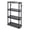 Black, variant on Gracious Living Adjustable Height 4 Shelf Medium Duty Black