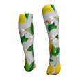 thumbnail image 4 of Compression Socks for Women and Men - Lemon Oil Painting Effect Compression Socks Circulation for Workout, 4 of 8