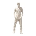 thumbnail image 2 of HILABEE 1:64 Scale Miniature Male Figure Miniature People for Micro Landscapes Decor unpainted, 2 of 9