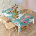 thumbnail image 3 of Schnauzer Dogs Rectangle Tablecloth 60"x120",Waterproof Polyester Rectangle Table Cloth, Wipeable Spillproof Polyester Tablecloth for Dining, Camping, Indoor and Outdoor, 3 of 6