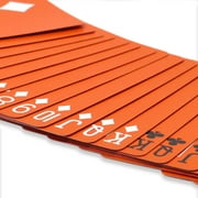 Orange Playing Cards Bicycle Deck
