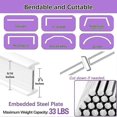 thumbnail image 2 of Flexible Bendable Ceiling Curtain Track, Ceiling Mount for Curtain Rail, Room Divider Ceiling Track, 2 of 5