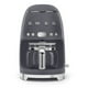 thumbnail image 1 of Cafetera Smeg, estilo retro de los años 50, jarra de cristal para 10 tazas, color gris, 1 of 5