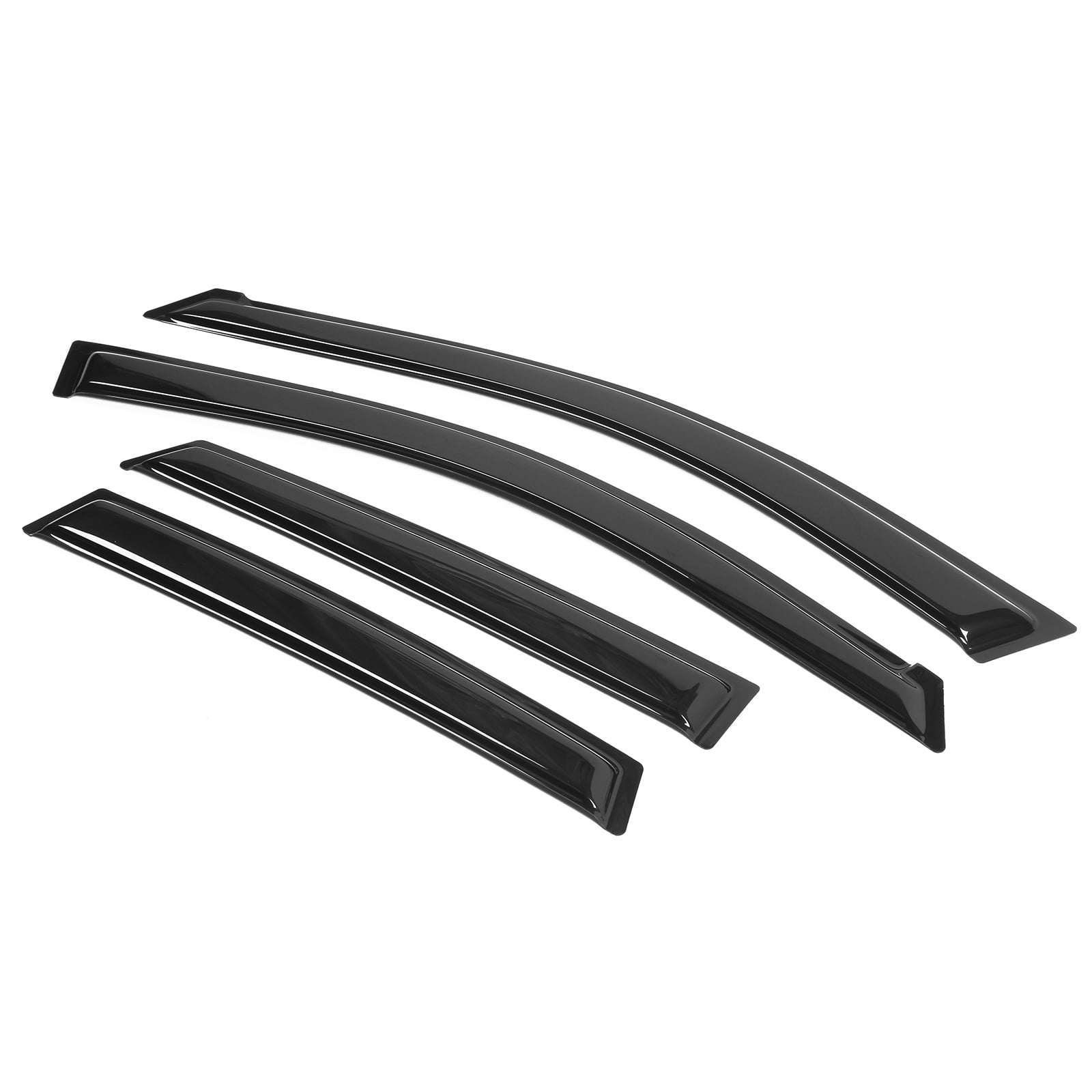 Ikon Motorsports Compatible with 08-11 Subaru Impreza 08-14 WRX STI Acrylic Window Visors Vent Windshield Deflector Rain Guard 4Pc Set Outside Mount 2008 2009 2010 2011 2012 2013 2014
