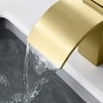thumbnail image 4 of Sumerain High Flow Two Handle Brushed Gold Roman Tub Faucet with Valve, 4 of 8