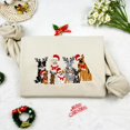 thumbnail image 2 of Christmas Dog Family Embroidered Sweatshirt, 2 of 4