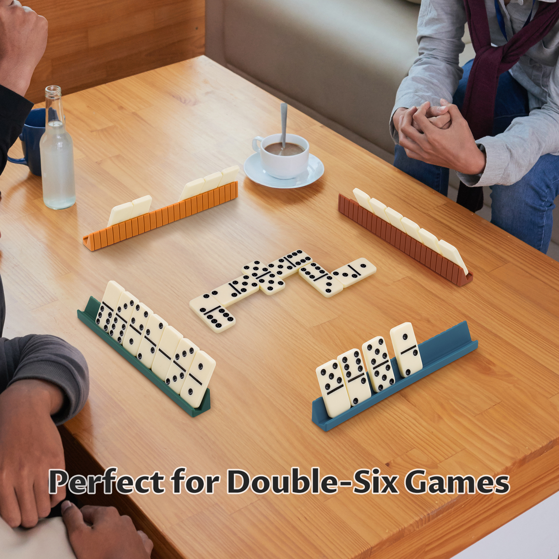 Nitoy Double 6 Dominoes Set with Racks photo 8