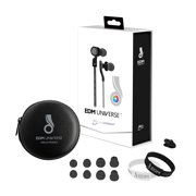 MEE audio EDM Universe D1P In-Ear Headphones with Headset Functionality (PLUR/Black)