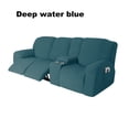 thumbnail image 2 of YEERSWAG 3 Seats Recliner Cover with Console, Non-Slip Pet Cover, Split Reclining Love seat Cover Recliner Furniture Protector, 2 of 7