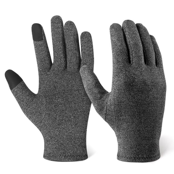 Guantes Térmicos de invierno para pantalla táctil, a prueba de viento, guantes cálidos para artritis, guante de terapia magnética reumatoide para mujer, 1 ud.