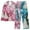 01Multicolor, variant on Hueook Womens Christmas Pajamas Women Casual Fashion Printed Long Sleeve Casual Pants Pajamas Suit Multicolor XL