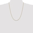thumbnail image 2 of Real 14kt Yellow Gold 1.05mm Box Chain; 24 inch; Lobster Clasp; for Adults and Teens; for Women and Men, 2 of 5
