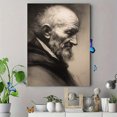 thumbnail image 4 of Qisvanset Tropical Leaf Abstract Woman Canvas Print 12x16 Inch Cafe Decor, 4 of 8