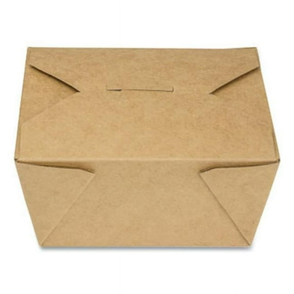 30 oz Paper Reclosable Kraft Take-Out Togo Container - 450 Count