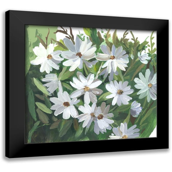 Jensen, Asia 13x12 Black Modern Framed Museum Art Print Titled - Daisy Field