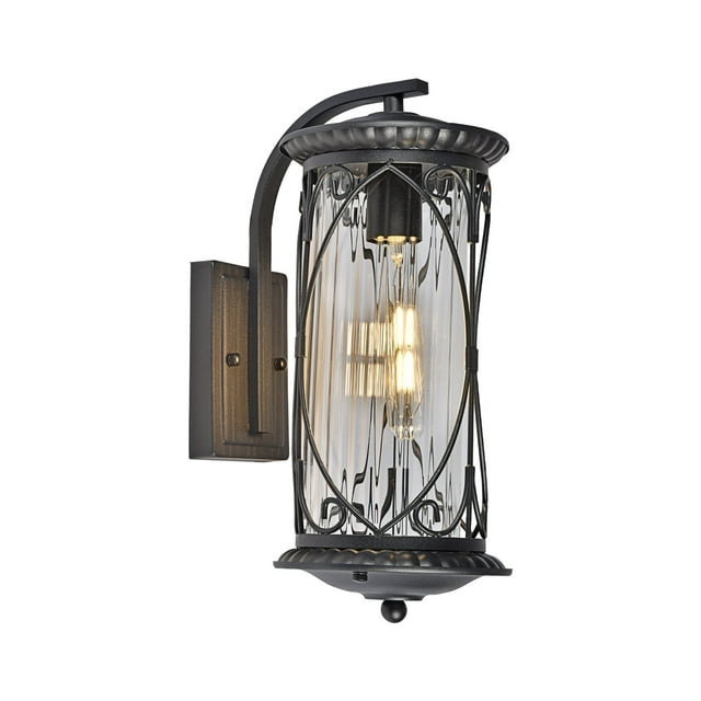Xtricity - Applique d'Extérieur, 16.5'' de Hauteur, de la Collection Montcalm, Noir