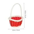 thumbnail image 3 of Post-New Year Promotion Dienrx Event & Party, Mini Easter Baskets for Crafts Decor Mini Rattan Picnic Basket Kids Easter Baskets Empty Plastic Easter Basket for Easter Egg Hunt, 3 of 6