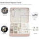 thumbnail image 4 of Caja de joyería, caja de joyería para regalo de cumpleaños de mujer, caja de joyería de cuero grande, almacenamiento de joyas para aretes, caja de collar de joyería, regalos para mujeres, 4 of 7