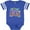 Football Blue and White, variant on Inktastic My First Mardi Gras Boys or Girls Baby Bodysuit