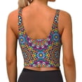 thumbnail image 4 of Uemuo Mandala Pattern Women's Sports Bra - High Impact Support, Breathable, and Comfortable Athletic Bra for Running, Yoga, and Workouts, 4 of 9