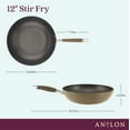 thumbnail image 5 of Anolon Advanced Home 12" Hard-Anodized Nonstick Stir Fry Pan, Bronze, 5 of 6