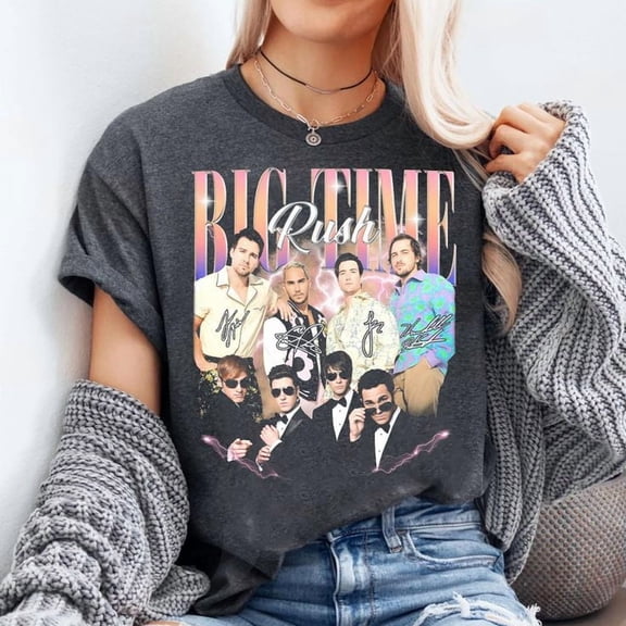 Unisex Big Time Rush Retro Graphic T-Shirt, Sizes S-5XL, Tbun