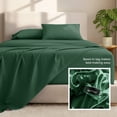 thumbnail image 5 of Bare Home 22" Extra Deep Pocket Sheet Set - Premium 1800 Collection - Ultra-Soft - Queen, Forest Green, 5 of 9