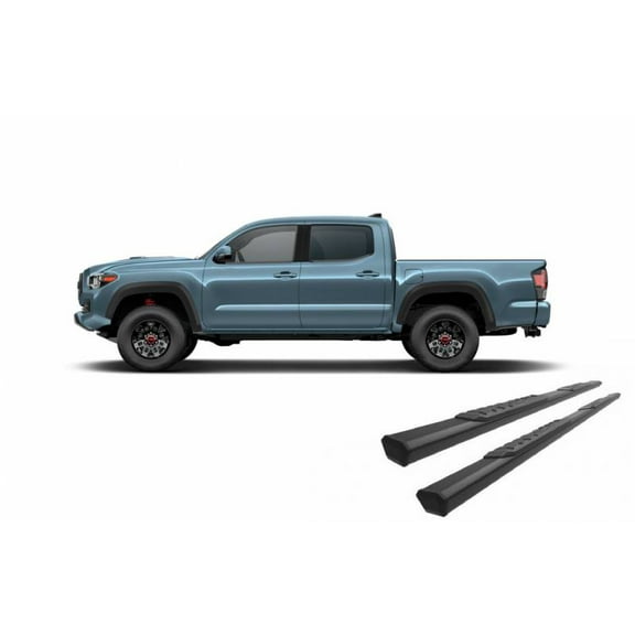 Black Horse Off Road Black Horse Epic Running Boards Black Compatible with 2022-2023 Toyota Tundra-E4085