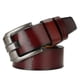 thumbnail image 1 of Alloy Buckle Cowhide Men's Belt Trousers Pinhole Fashion Waist Belts Brown, 1 of 4