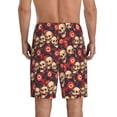 thumbnail image 6 of KLL record Skull rock for Men's 1-Pack Shorts,Sleep Pajama Shorts for Men Soft Pj Shorts Men's Pajama Bottoms Sleepwear -Large, 6 of 7