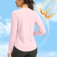 thumbnail image 6 of Pitauce Womens Long Sleeve Rash Guard UPF 50+ Sun Protection Shirts for Hiking Fishing Workout SPF Lightweight Quick Dry, 6 of 9