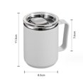 thumbnail image 2 of ZDWQFA Coffee Mug, Vacuum Insulated Camping Mug with Lid, Double Wall Stainless Steel Travel Tumbler Cup, Coffee Thermos Outdoor, 2 of 5