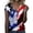 WenDA04_Blue, variant on WEIWEN 250th Anniversary USA Shirt Women America 250 T Shirts V Neck Short Sleeve Celebration Patriotic USA Flag Printed 1776-2026 Tshirts Shirts for Women Tops Blue S