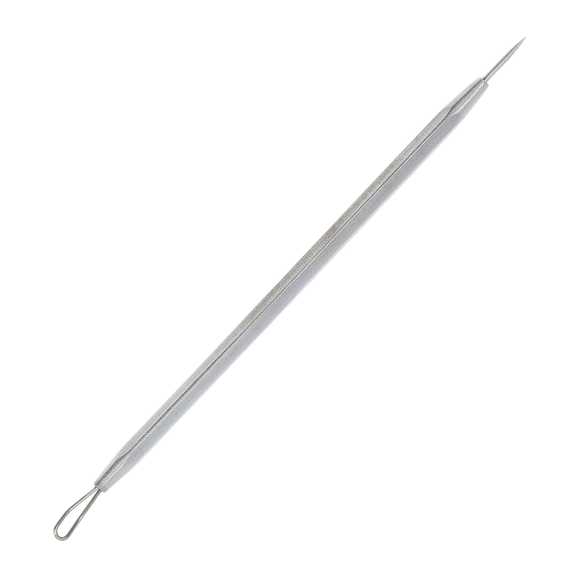 Unique Bargains 1pc Durable Squeeze Pimple Extractor Tool Silver Tone