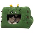 thumbnail image 1 of Bangcool Lit Chat Nid Réchauffement Cactus Lavable Mignon Lit de Chien Chat Tapis de Couchage pour l'Intérieur, 1 of 10
