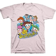Mens Nickelodeon Fairly Odd Parents Shirt - Retro Nick Odd Parents tee - Classic Nick Graphic T-Shirt (Soft Pink, 3X-Large)