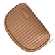 thumbnail image 3 of Bolsa de maquillaje de cuero PU Bolsa de maquillaje de viaje de almacenamiento de gran capacidad portátil para lápiz labial cosmético marrón, 3 of 12