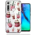 thumbnail image 1 of MUNDAZE for Motorola Moto G Fast Coffee Lover Valentine's Hearts Pink Drink Latte Double Layer Phone Case Cover, 1 of 3