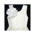 thumbnail image 5 of Flower Girl Dress Ivory Sequin Bridesmaid Wedding Party 6 Years, 5 of 8