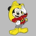thumbnail image 2 of Men's Mickey & Friends Firefighter Mickey Graphic Tee Athletic Heather Medium, 2 of 5