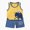 Z002-Navy, variant on kaprioy Toddler Boys Tank Top and Shorts Set Cotton Sleeveless Shirts and Shorts Summer Outfits Boys Summer Clothes