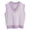 90# Purple, variant on Fshiont Women Houndstooth Pattern Knit Sweater Vest Sleeveless Loose V-Neck 90s Waistcoat Pullover Knitwear Top Beige XL
