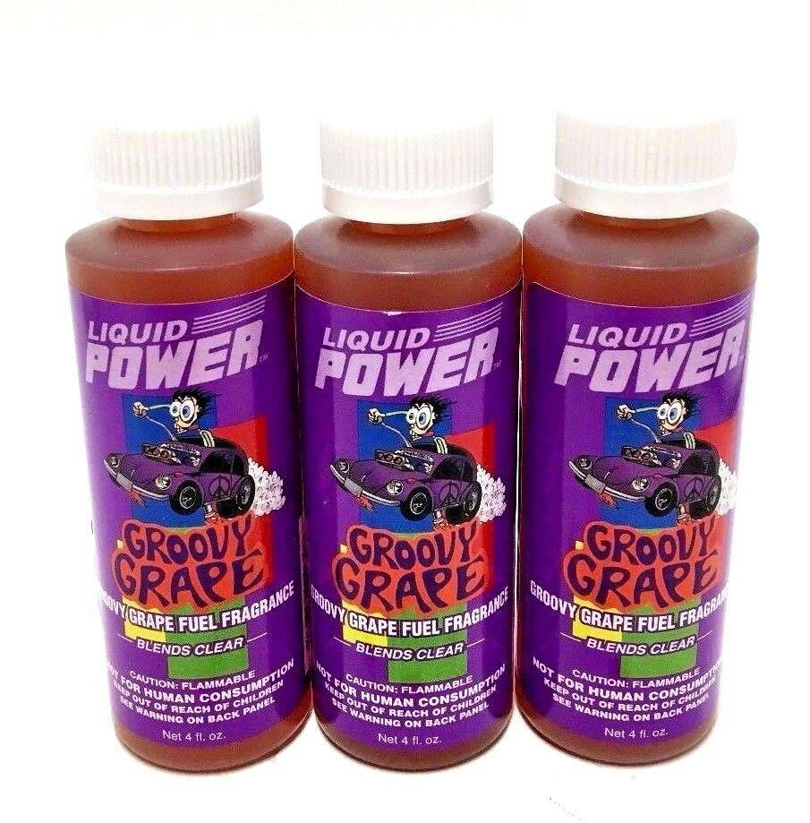 Power Plus Lubricants 3 PACK Groovy Grape Fuel Fragrance For Car Motorcycle ATV