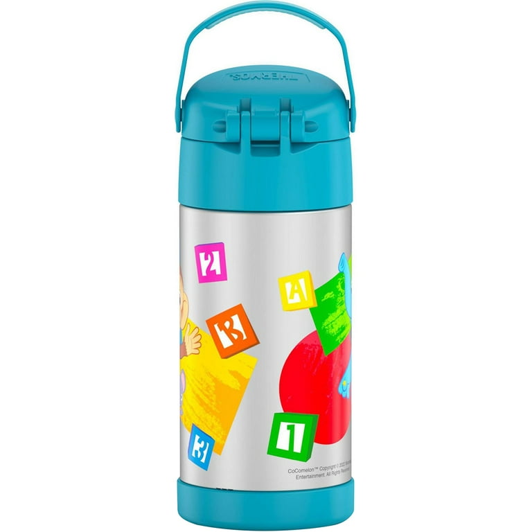 Cocomelon JJ kids flip top water bottle insulated stainless steel – Happy  at Home Creations