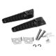 thumbnail image 1 of Reposapiés delantero de motocicleta de 2 uds, clavija de pie de aluminio negra para Kawasaki ZX6R 2003-2011, 1 of 8