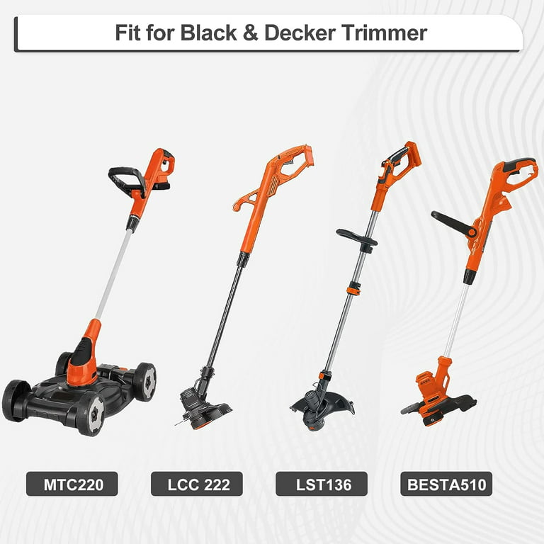 BLACK+DECKER Cordless Lawn Mower, String Trimmer, Edger, 3-in-1 (MTC220),  12-Inch