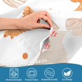 thumbnail image 4 of Yayeee Kitchen Valance Rod Pocket 54" x 18" Living Room Window Curtain, Orange Seahorse, 4 of 6
