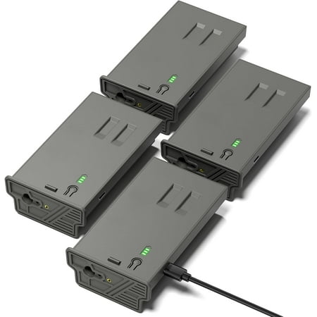 4PCS Lithium Battery Pack for Reveal Camera Enhanced Solar Charging Battery Compatible with Reveal Hunting Trail Camera Reveal Ultra X Gen 3.0 Pro 3.0 X X Pro X Gen 2.0 XB SK