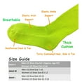 thumbnail image 7 of Couver Hot Pink Softball/Sports Striped Knee High Softball Baseball Sports Tube Socks, Bright Green Medium, 7 of 7